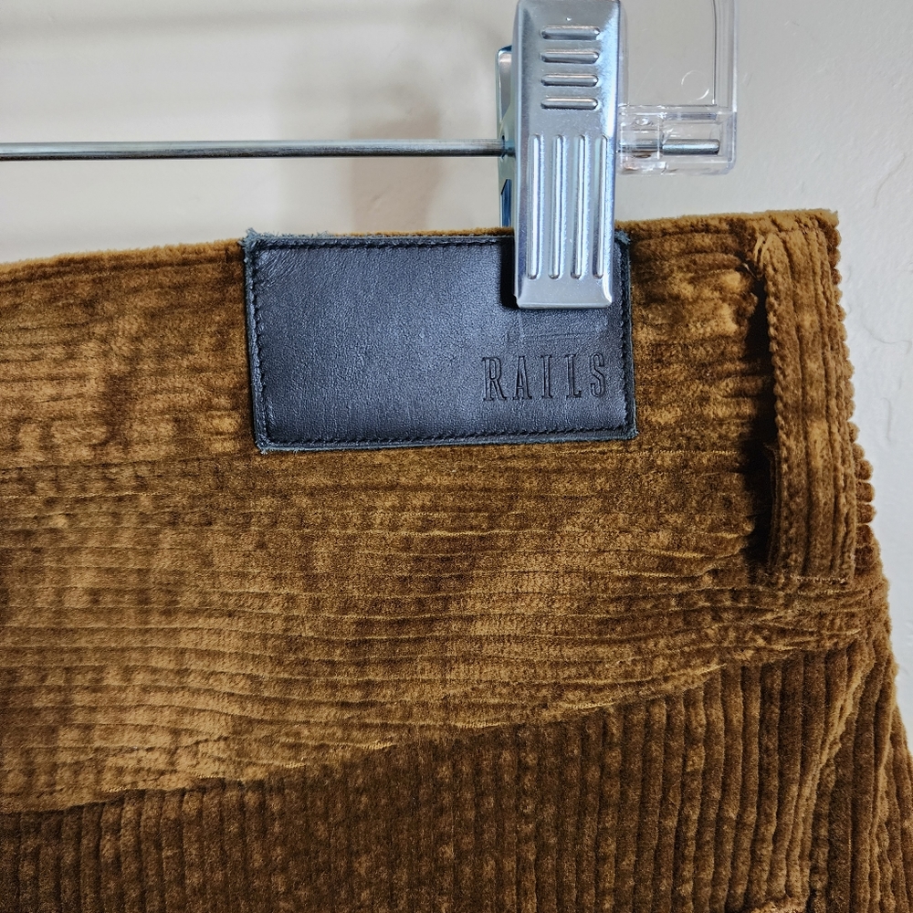 Rails Canyon Skirt | High Waist Corduroy | Ground Cinnamon | Size 29 - Picture 4 of 10